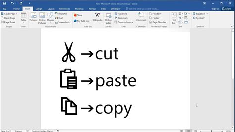 slash copy and paste in word