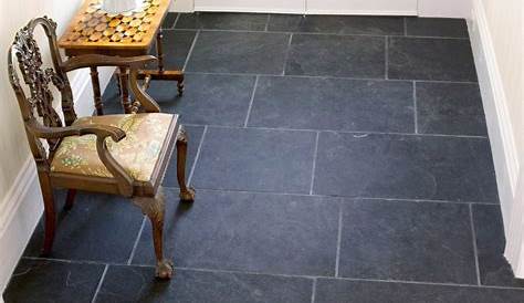 600 X 300 X 10mm Brazilian Grey Honed Slate Tile Natural Stone Floor