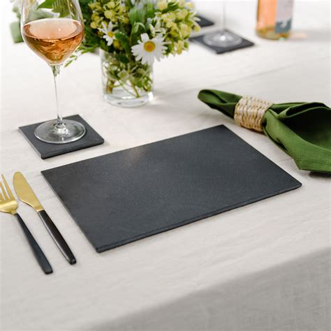 slate placemats and coasters