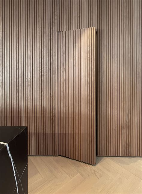 Slatted Hidden Door
