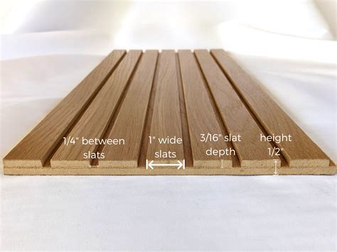 Slatwall Panel Sizes