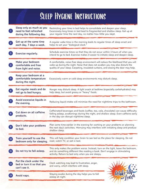 Improve Your Sleep Tonight: Downloadable Sleep Hygiene PDF Guide