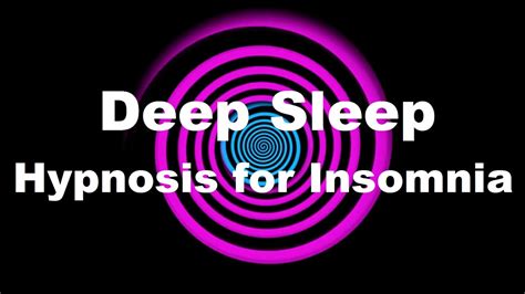 sleep insomnia treatment hypnosis