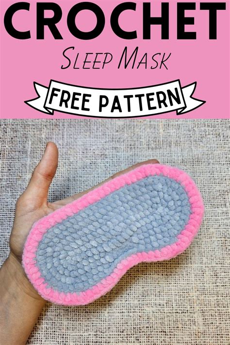 Sleep Mask Crochet Pattern Free