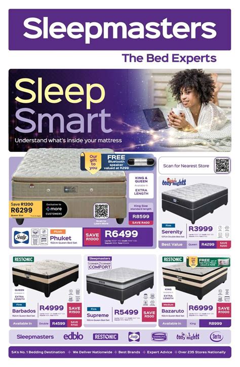 SLEEPMASTERS CATALOGUE 19 MARCH TILL 15 APRIL by Jdgdigital Issuu