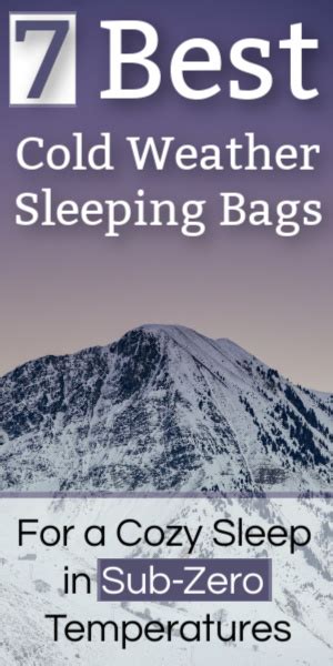Sleeping Bags Sub Zero Temperatures