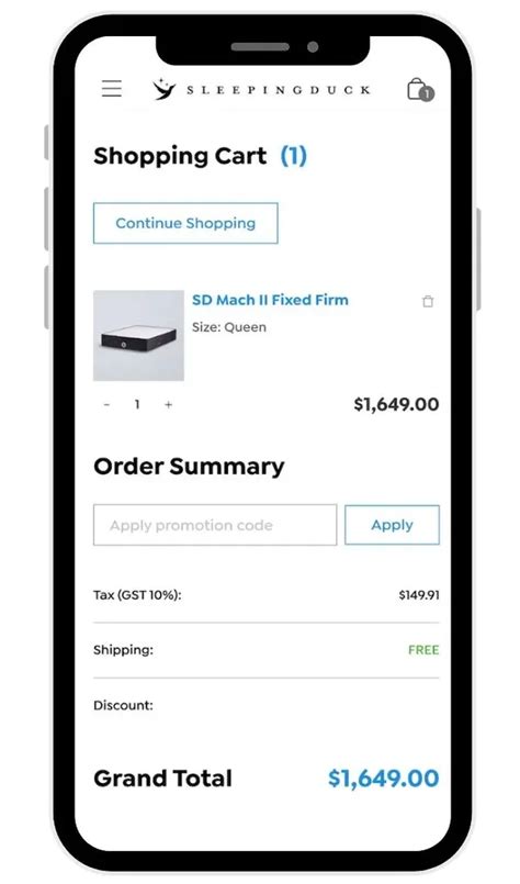 Sleeping Duck.discount Code