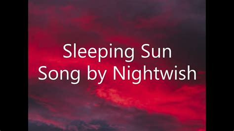 sleeping sun lyrics deutsch