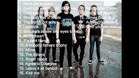 sleeping with sirens song list