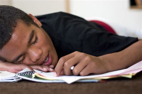 sleepy student