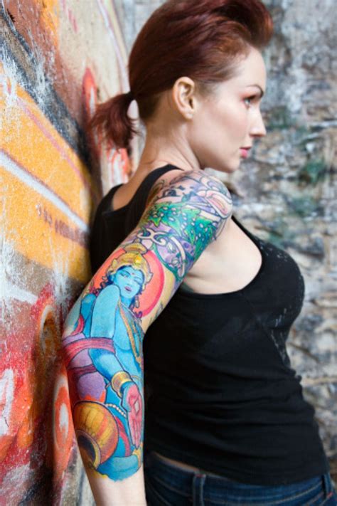 40 Attractive Sleeve Tattoo Ideas For Women in 2020