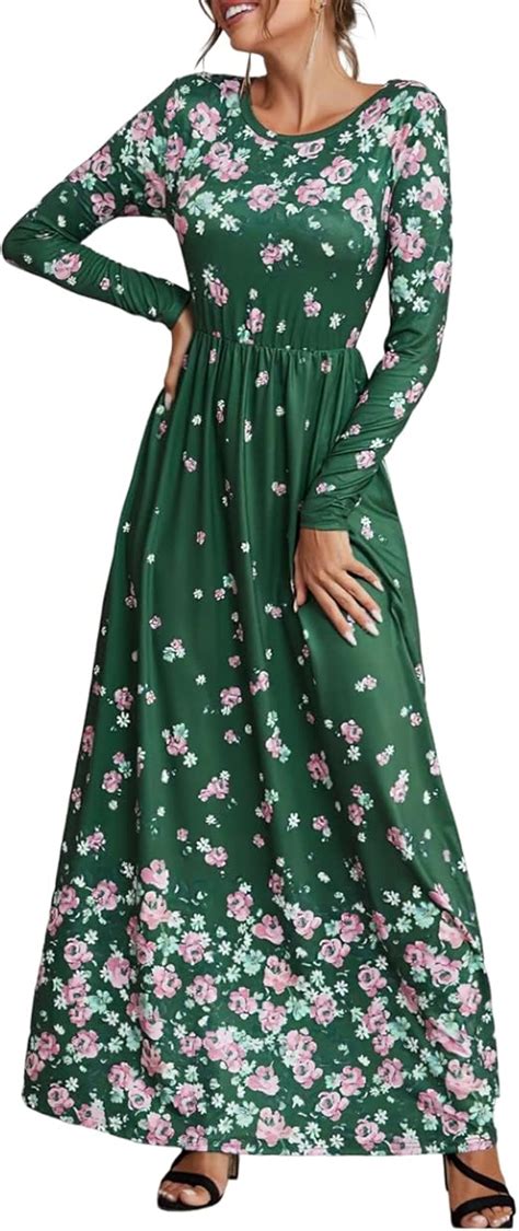 Sleeves Amazon Maxi Dresses