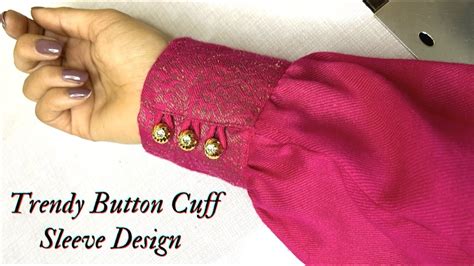 Sleeves Design With Button