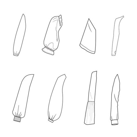 Sleeves Flat Sketch