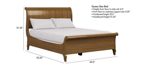 Sleigh Bed Frame Dimensions
