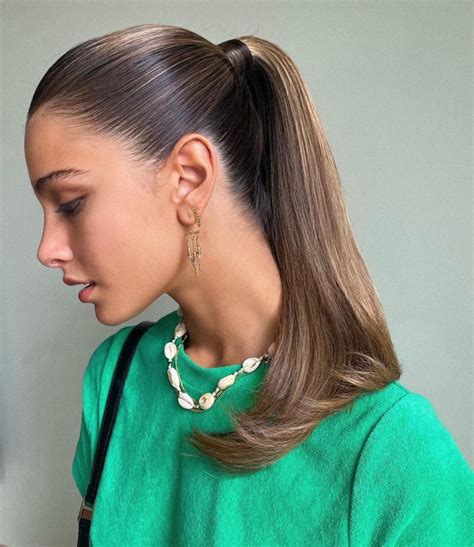 Slick Back Ponytail
