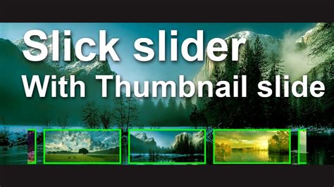 Slick Slider With Thumbnails And Lightbox