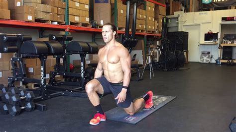 Slide Board Reverse Lunge