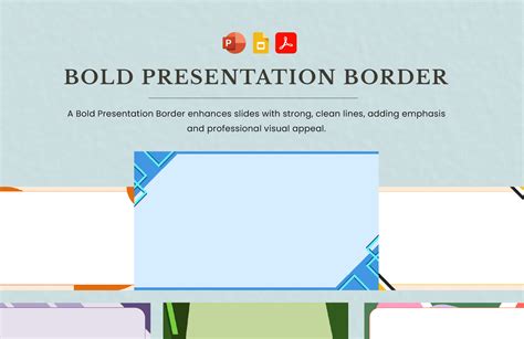 Slide Border Google Slides
