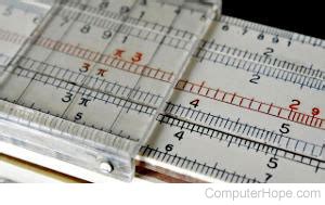 Slide Rule Computer Is An Example Of