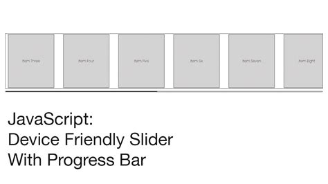 Slider Bar In Javascript