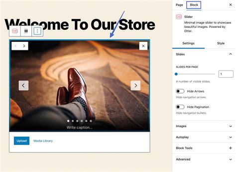 Slider Options Wordpress