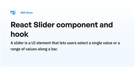 Slider React Mui