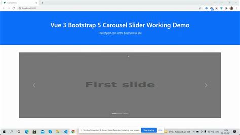 Slider Vue Bootstrap