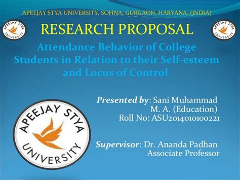 slides presentation example for proposal defence
