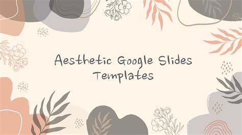 slideshow templates aesthetic