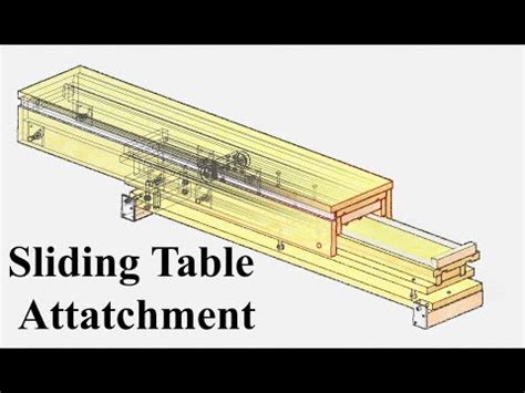 Sliding Attachment Table