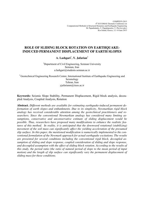 Sliding Block Rotation