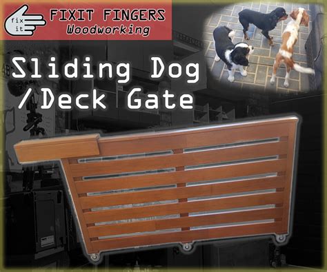 Sliding Deck Gate For Dogs