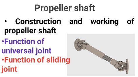 Sliding Joint Purpose