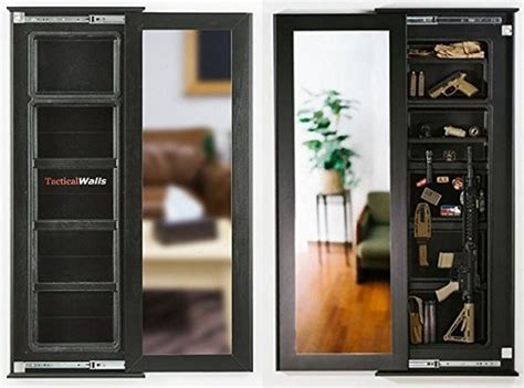 Sliding Mirror Wall Safe