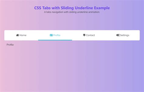 Sliding Navigation Menu Css
