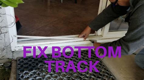 sliding screen door track repair kit home