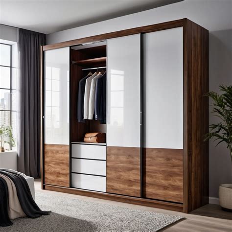 Sliding Wardrobe Design In Bedroom
