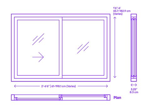 Sliding Window Frame Thickness