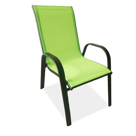 Sling Stack Chair Green