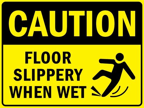 slip floor wet