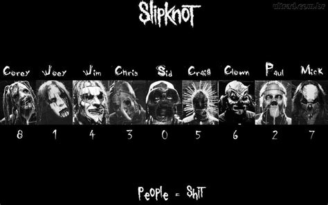 slipknot band members numbers