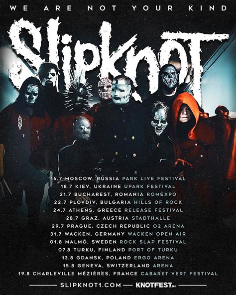 slipknot concert tickets 2021