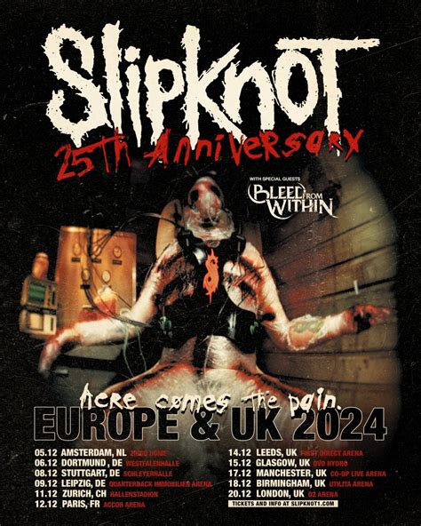slipknot european tour 2024