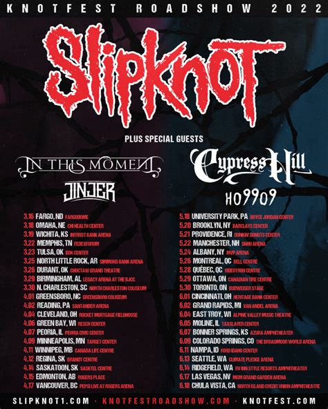 slipknot tour 2022 setlist