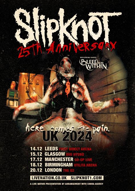 slipknot uk tour dates