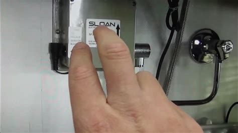 Sloan Faucet Not Working