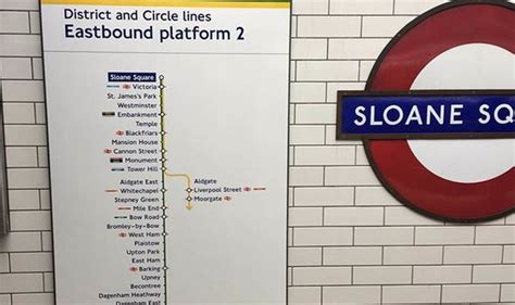 Sloane Square Station Closed