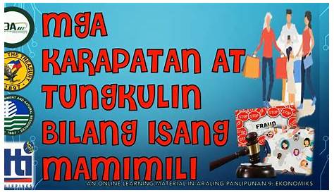 Slogan Tungkol Sa Karapatan At Tungkulin Ng Mamimili : 10 karapatan ng