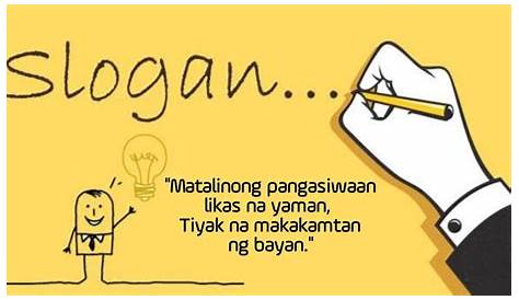 Halimbawa Slogan Tungkol Sa Wikang Filipino - magbigay mamimili